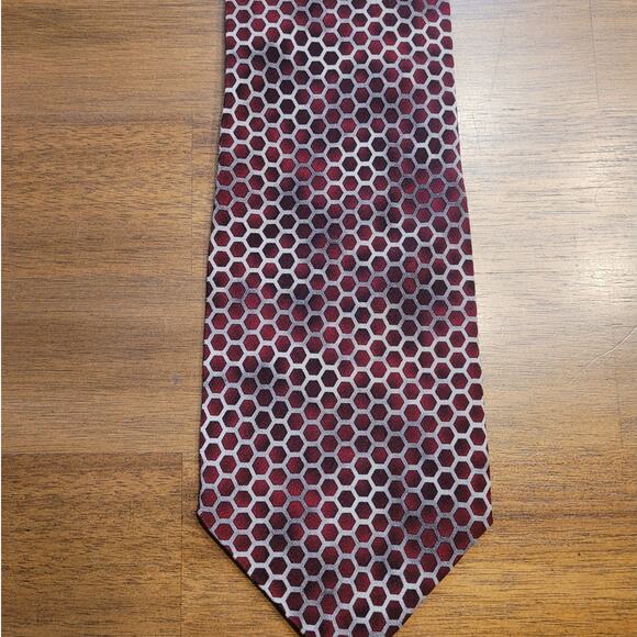 VTG 1996 Grateful Dead Silk Tie | Red Samson & Delilah 7th Set | 58” x 4” - Picture 5 of 11
